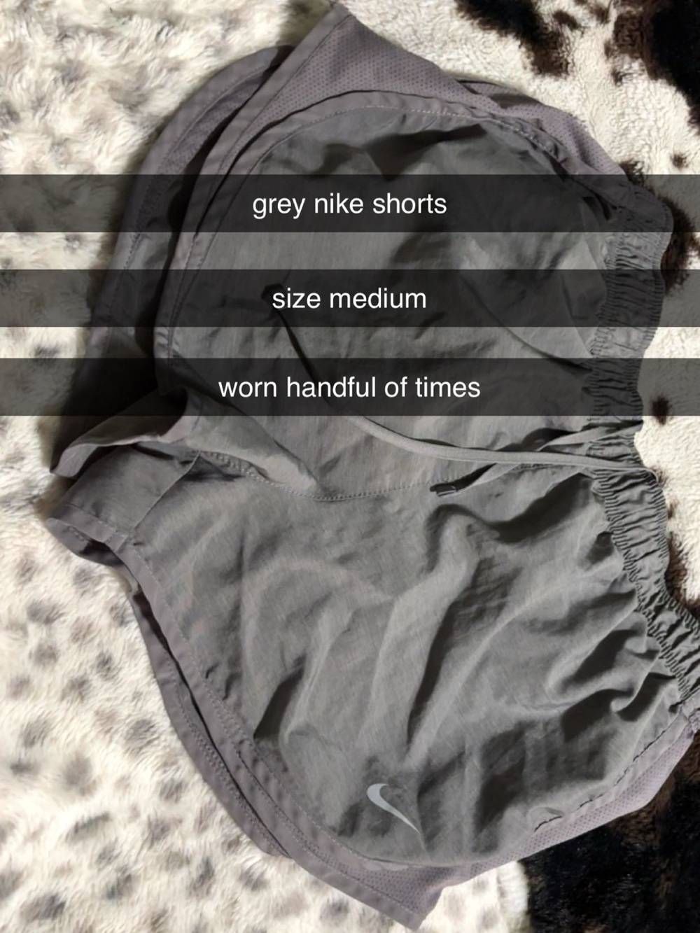 Nike Gray Women's Running Shorts